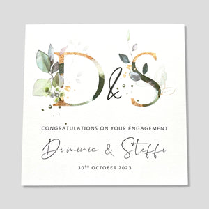 Personalised Engagement Card