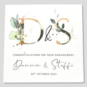 Personalised Engagement Card