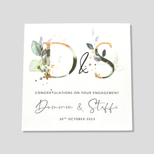 Personalised Engagement Card