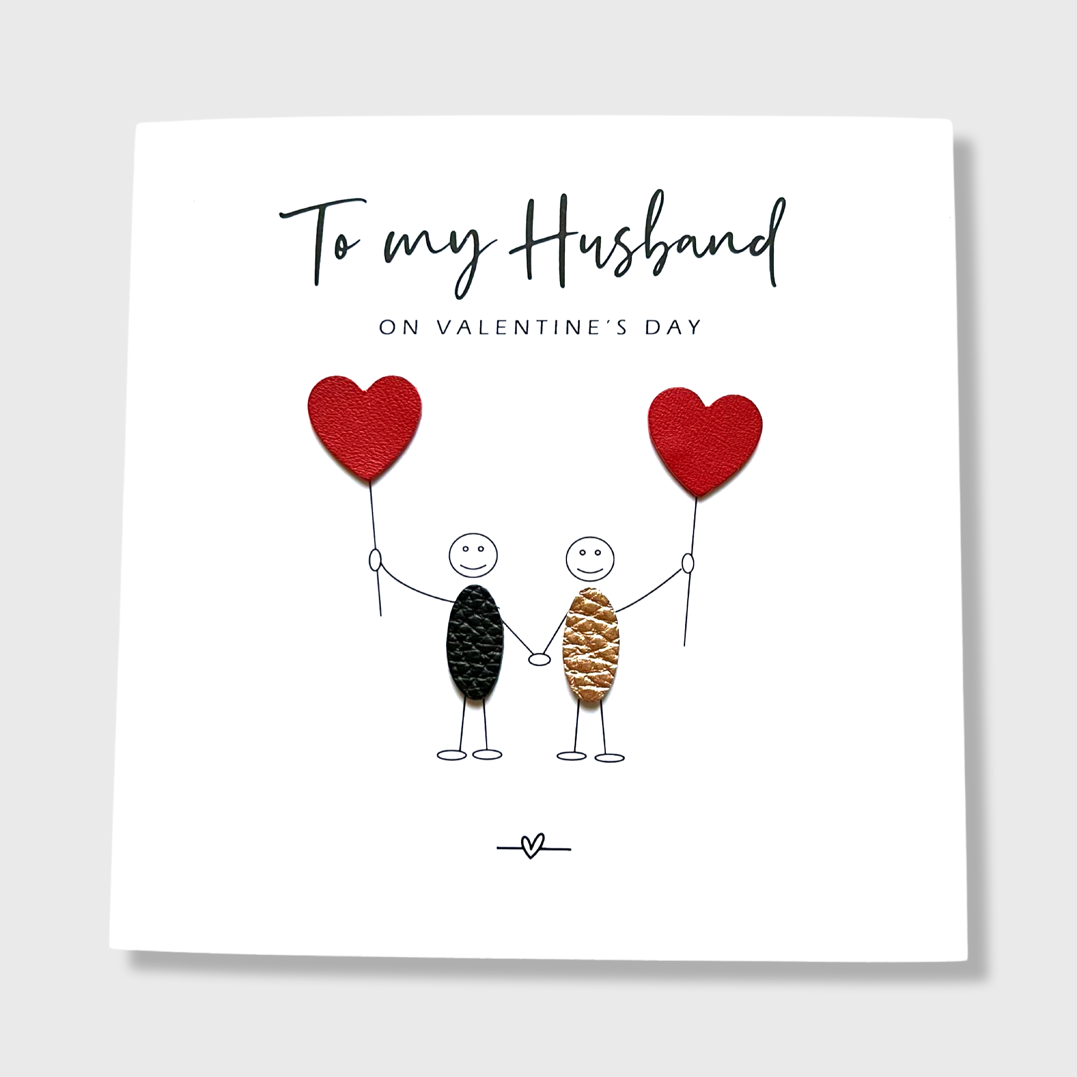 Heart Touching Valentine's To My Lovely Husband Valentines Card