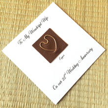 Load image into Gallery viewer, 22nd Wedding Anniversary Card, Copper Anniversary Her Him