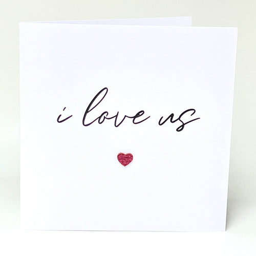 Valentines Card I Love Us Him Her Husband Wife Boyfriend Girlfriend Fiancee Fiance
