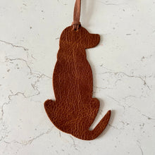 Load image into Gallery viewer, Labrador Ornament Leather Dog Gift Memory Keepsake Bookmark Hanging Decoration