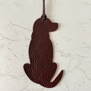 Labrador Ornament Leather Dog Gift Memory Keepsake Bookmark Hanging Decoration