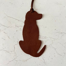 Load image into Gallery viewer, Labrador Ornament Leather Dog Gift Memory Keepsake Bookmark Hanging Decoration