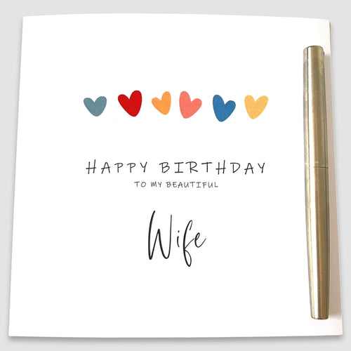 Wife Birthday Card for Her