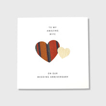Load image into Gallery viewer, 2nd Anniversary Card Cotton Wedding Anniversary Husband Wife Him Her