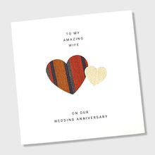 Load image into Gallery viewer, 2nd Anniversary Card Cotton Wedding Anniversary Husband Wife Him Her