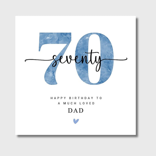 70th Birthday Card Dad Grandad Brother Uncle Friend