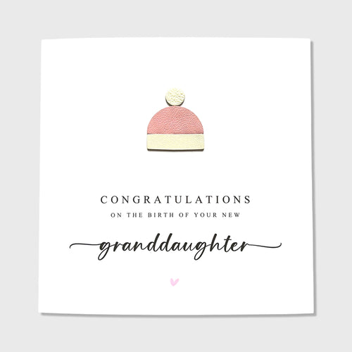 New Granddaughter Congratulations Card Baby Girl Card New Arrival Grandchild