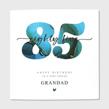 Load image into Gallery viewer, 85th Birthday Card Grandad Dad Uncle Friend Godfather Him