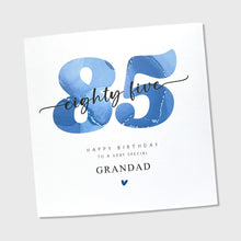 Load image into Gallery viewer, 85th Birthday Card Dad Grandad Uncle Godfather Friend Him