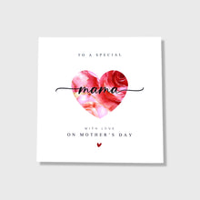 Load image into Gallery viewer, Mother&#39;s Day Card Special Mama Mumma Mummy Mum Mammy Mam