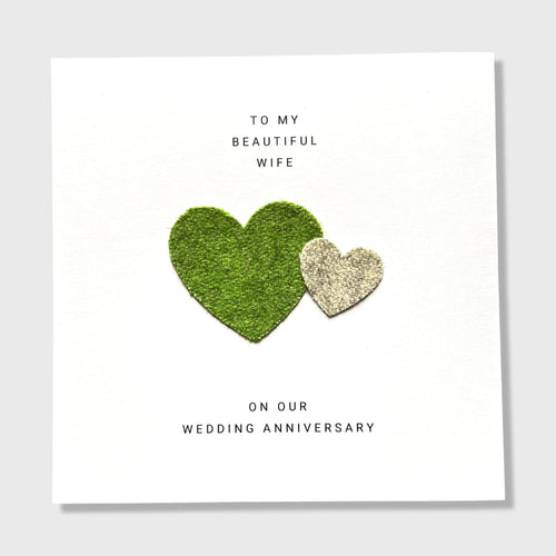 7th Wedding Anniversary Card Wool Anniversary Him Her