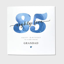 Load image into Gallery viewer, 85th Birthday Card Dad Grandad Uncle Godfather Friend Him