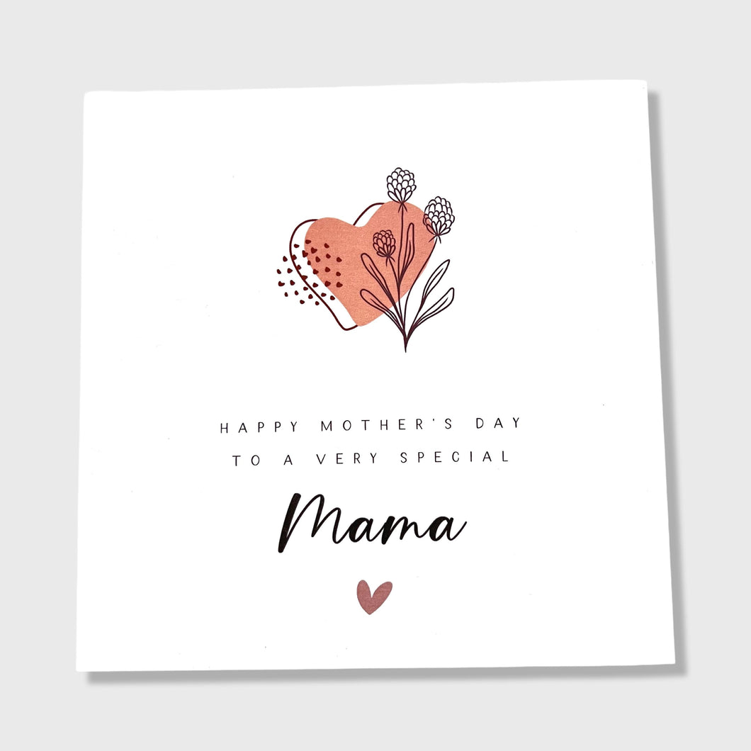 Mother's Day Card Step Mama Mum Mumma Mum Mummy Mom Nana Granny