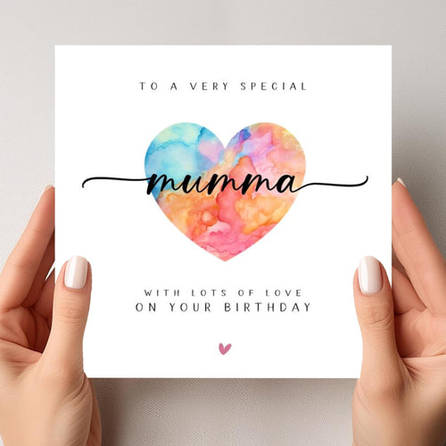 Mumma Birthday Card Mummy Mam Mammy Mother Her