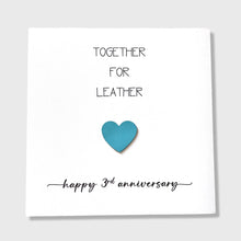 Load image into Gallery viewer, Wedding Anniversary Card, Together for Ever, Him Her Husband Wife Couple