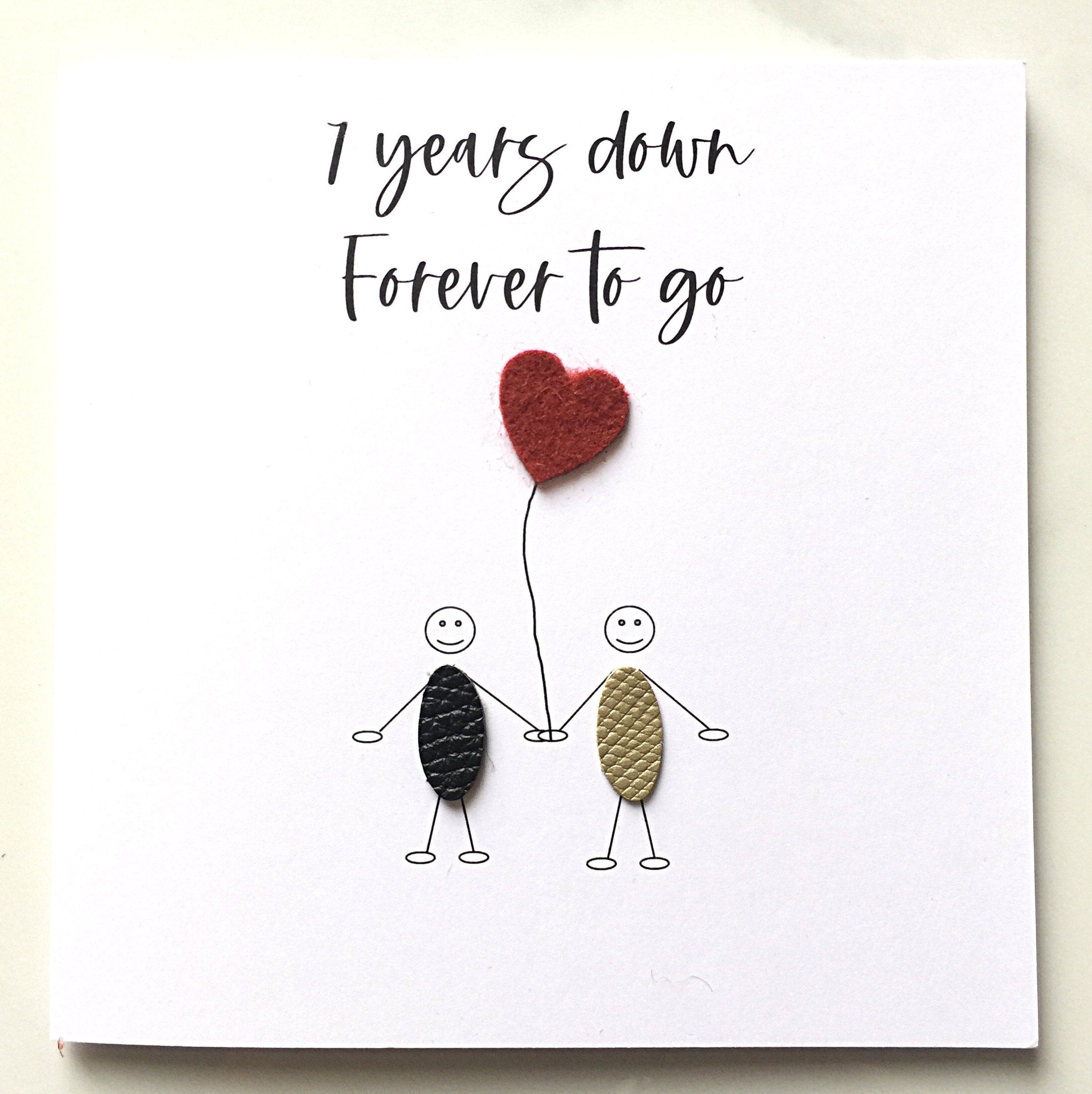 1732 Happy Wool Anniversary 7 Year Card Funny Greeting Card Wife Husband | UK - View #7