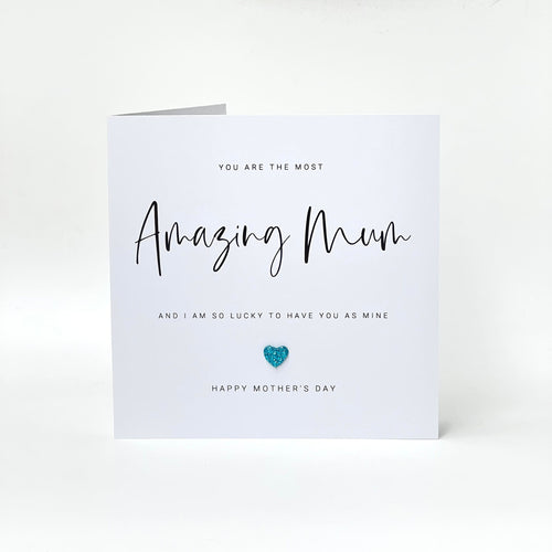 Mother's Day Card Amazing Mum Card Mummy Mom Mam Mothering Sunday