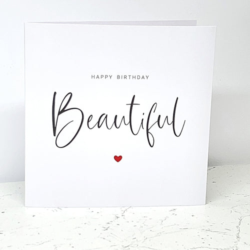 Birthday Card Beautiful Wife Girlfriend Fiancee Her Bestie Friend