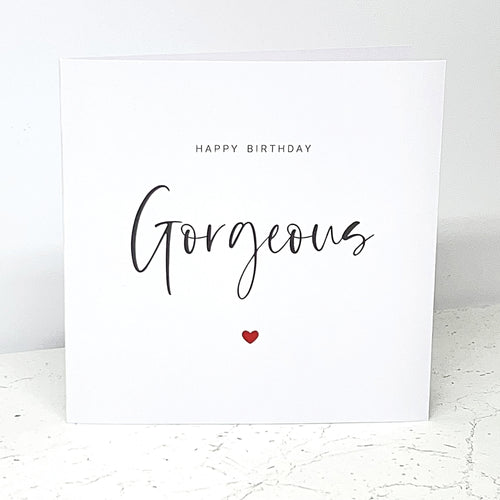 Birthday Card Gorgeous Wife Girlfriend Fiancee Her Bestie Friend