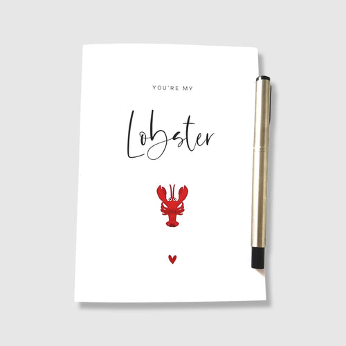 Valentine's Day Card You're My Lobster Anniversary Card Valentines Card