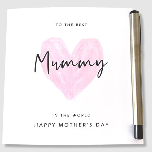 Mother's Day Card Best Mummy Mammy Mommy in the World