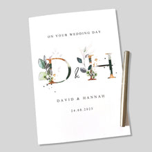 Load image into Gallery viewer, Wedding Day Card Personalised Large A5 Wedding Card