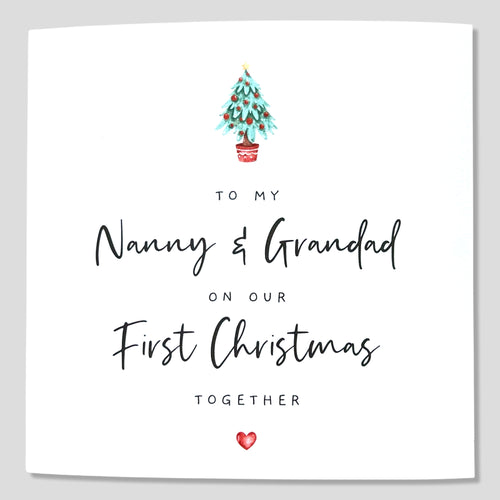 1st Christmas Card as my Nanny and Grandad