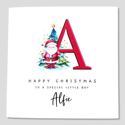 Christmas Card Personalised for Boy or Girl